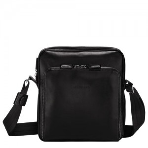 Longchamp Baxi Crossbody bag M Black | MPN-403829