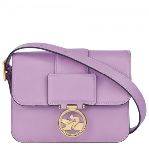 Longchamp Box-Trot Crossbody bag S Lilac | QXM-219374