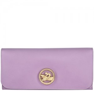 Longchamp Box-Trot Long continental wallet Lilac | CEO-924063