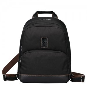 Longchamp Boxford Backpack Black | ZCW-738026