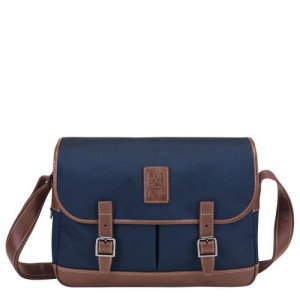 Longchamp Boxford Crossbody bag Blue | EWC-768250