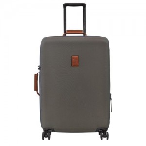 Longchamp Boxford Suitcase M Brown | UOM-370845