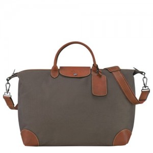 Longchamp Boxford Travel bag L Brown | IUD-027591