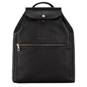 Longchamp Le Foulonne Backpack Black | DMF-613894