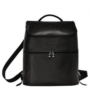 Longchamp Le Foulonne Backpack Black | QNK-185472