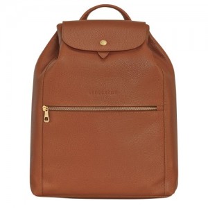 Longchamp Le Foulonne Backpack Caramel | PNX-804392