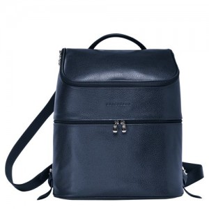 Longchamp Le Foulonne Backpack Navy | IGN-682041