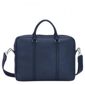 Longchamp Le Foulonne Briefcase XS Navy | EDS-175902