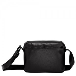 Longchamp Le Foulonne Crossbody bag Black | ZRA-678152