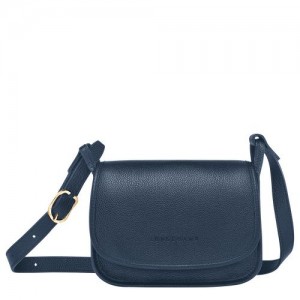 Longchamp Le Foulonne Crossbody bag S Navy | HBC-263017