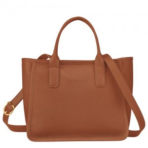 Longchamp Le Foulonne Handle bag Caramel | SZC-460197