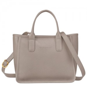 Longchamp Le Foulonne Handle bag Turtledove | BRE-024517