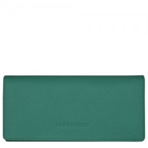 Longchamp Le Foulonne Long continental wallet Cypress | SGF-703562
