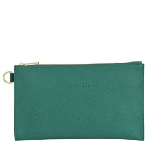Longchamp Le Foulonne Pouch Cypress | OEY-752913