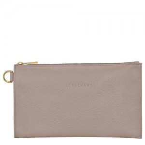 Longchamp Le Foulonne Pouch Turtledove | VBI-173420