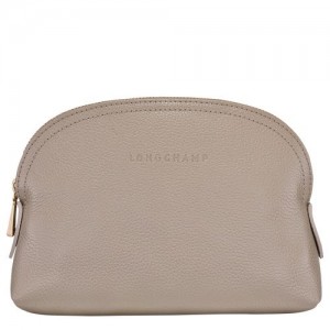 Longchamp Le Foulonne Pouch Turtledove | QTD-603124
