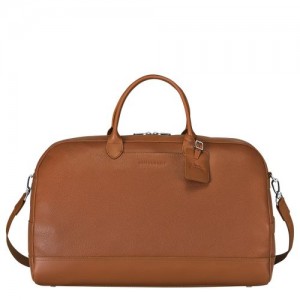 Longchamp Le Foulonne Travel bag L Caramel | KQV-823645