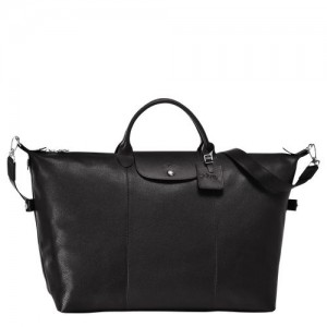 Longchamp Le Foulonne Travel bag XL Black | YTF-427658
