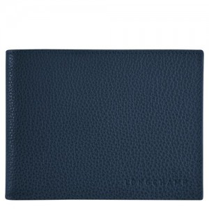 Longchamp Le Foulonne Wallet Navy | DZG-056179