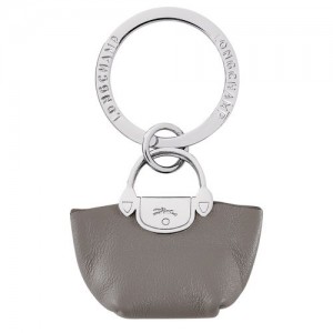 Longchamp Le Pliage Cuir Key-rings Pliage Turtledove | UIF-582317