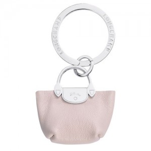 Longchamp Le Pliage Cuir Key-rings Pliage Pale Pink | SBK-732016