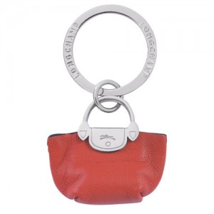 Longchamp Le Pliage Cuir Key-rings Pliage Terracotta | LES-493617