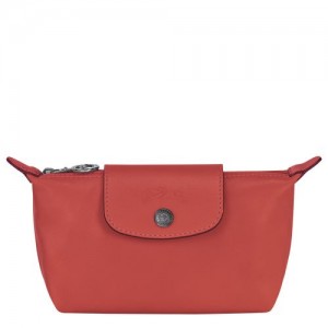 Longchamp Le Pliage Cuir Pouch Terracotta | DUV-867231