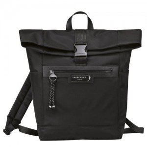 Longchamp Le Pliage Energy Backpack Black | RWM-732105