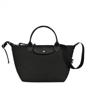 Longchamp Le Pliage Energy Top handle bag S Black | QRY-583692