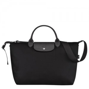 Longchamp Le Pliage Energy Top handle bag L Black | PQH-287194
