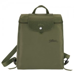 Longchamp Le Pliage Green Backpack Forest | PWQ-098723