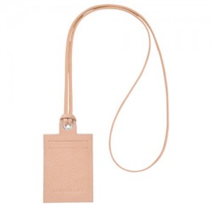 Longchamp Le Pliage Green Card holder with necklace Flowers | OXK-461973