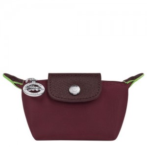 Longchamp Le Pliage Green Coin purse Burgundy | GQI-816390
