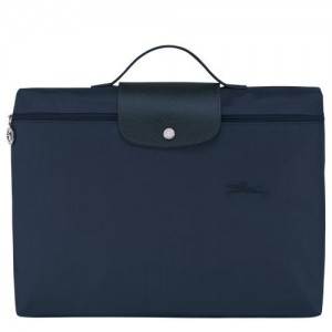 Longchamp Le Pliage Green Document folder Navy | XGB-749380