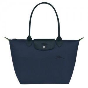Longchamp Le Pliage Green Shoulder bag S Navy | STB-452317