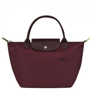 Longchamp Le Pliage Green Top handle bag S Burgundy | GYI-509814