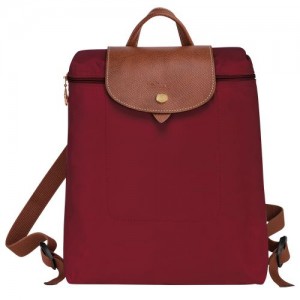 Longchamp Le Pliage Original Backpack Red | FVD-687452