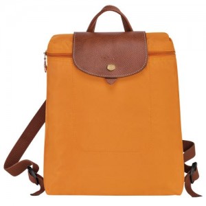 Longchamp Le Pliage Original Backpack Saffron | DOW-283674