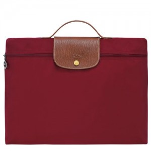 Longchamp Le Pliage Original Briefcase S Red | HQW-971048