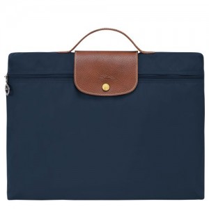 Longchamp Le Pliage Original Briefcase S Navy | QJM-152386