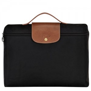 Longchamp Le Pliage Original Briefcase S Black | MXZ-032814