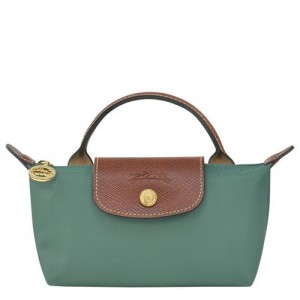 Longchamp Le Pliage Original Pouch with handle Cypress | QEN-239678