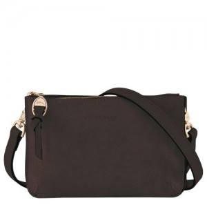 Longchamp Mailbox Soft Pouch Ebony | LBT-615240