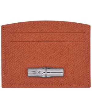 Longchamp Roseau Card holder Brick | GKU-082713
