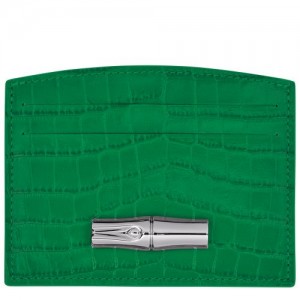 Longchamp Roseau Card holder Green | WCI-364809