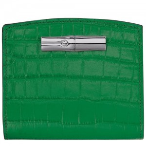 Longchamp Roseau Compact wallet Green | OAN-846905