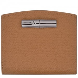 Longchamp Roseau Compact wallet Natural | GMJ-237194