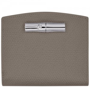 Longchamp Roseau Compact wallet Turtledove | TPM-592618