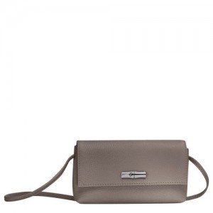 Longchamp Roseau Essential Pouch Grey | YKE-247958