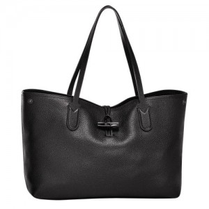 Longchamp Roseau Essential Shoulder bag Black | LQA-371680